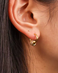 Oorbellen ringen met hanger - Pollux 13 mm