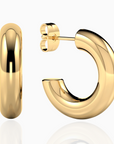 gouden creolen 20 mm
