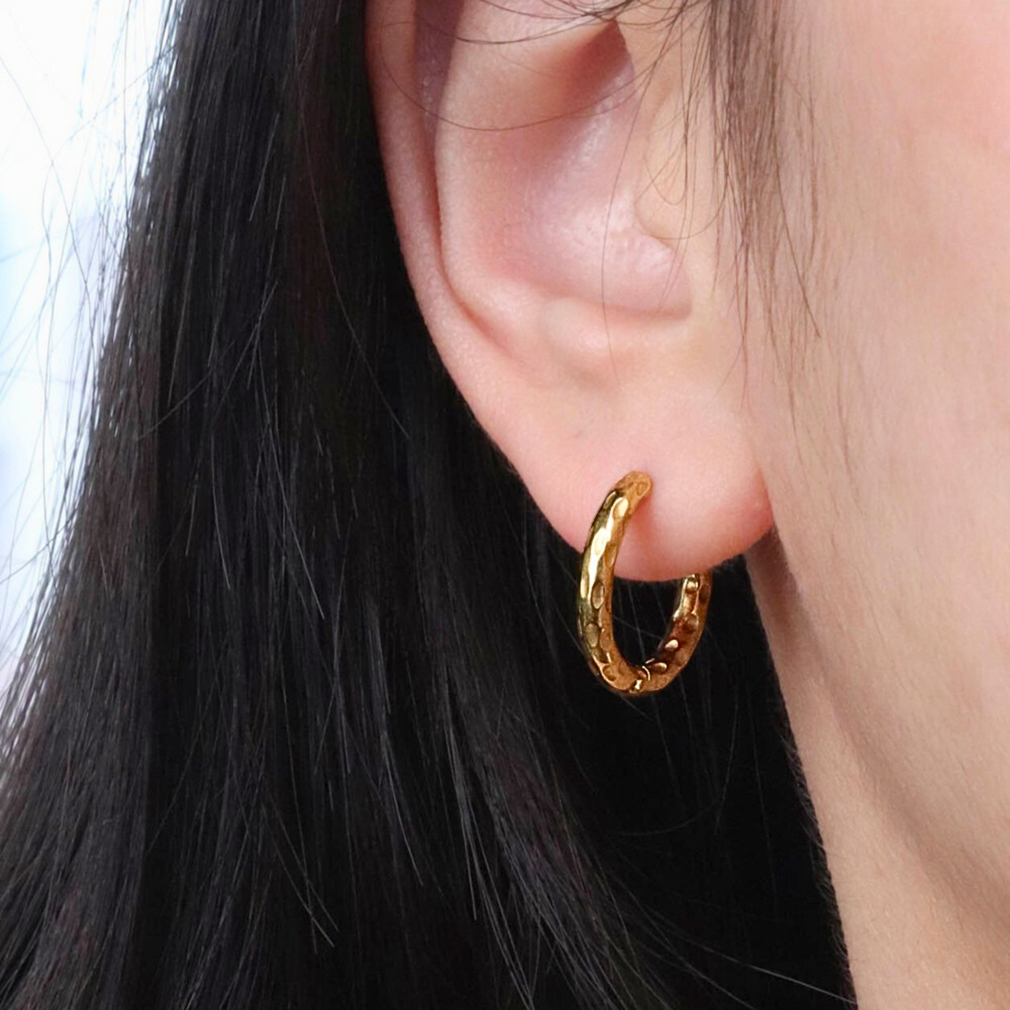 minimalistische oorbellen goud