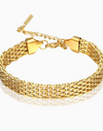 brede armband dames goud