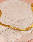 visgraat ketting dames goud