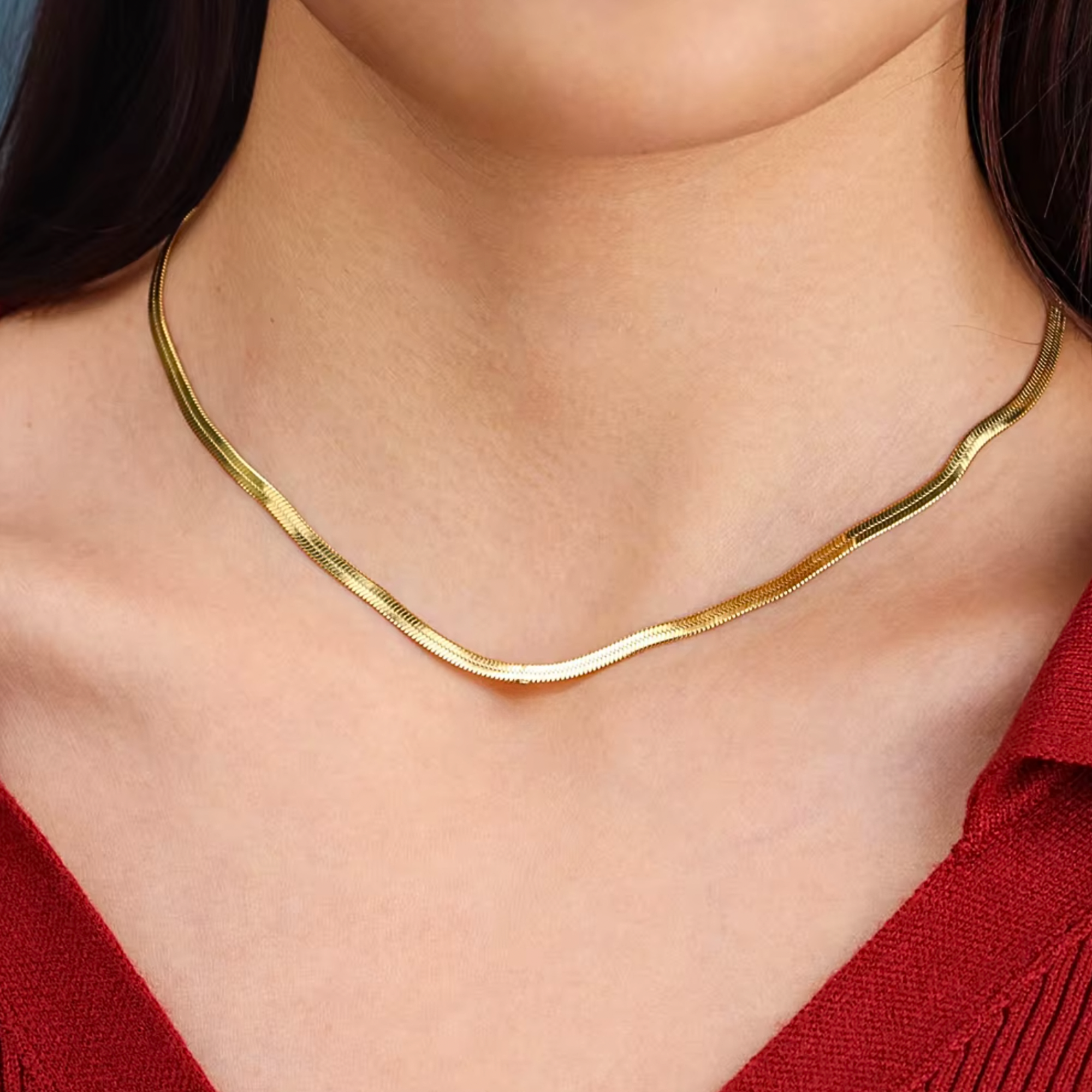 herrinbone schakelketting dames