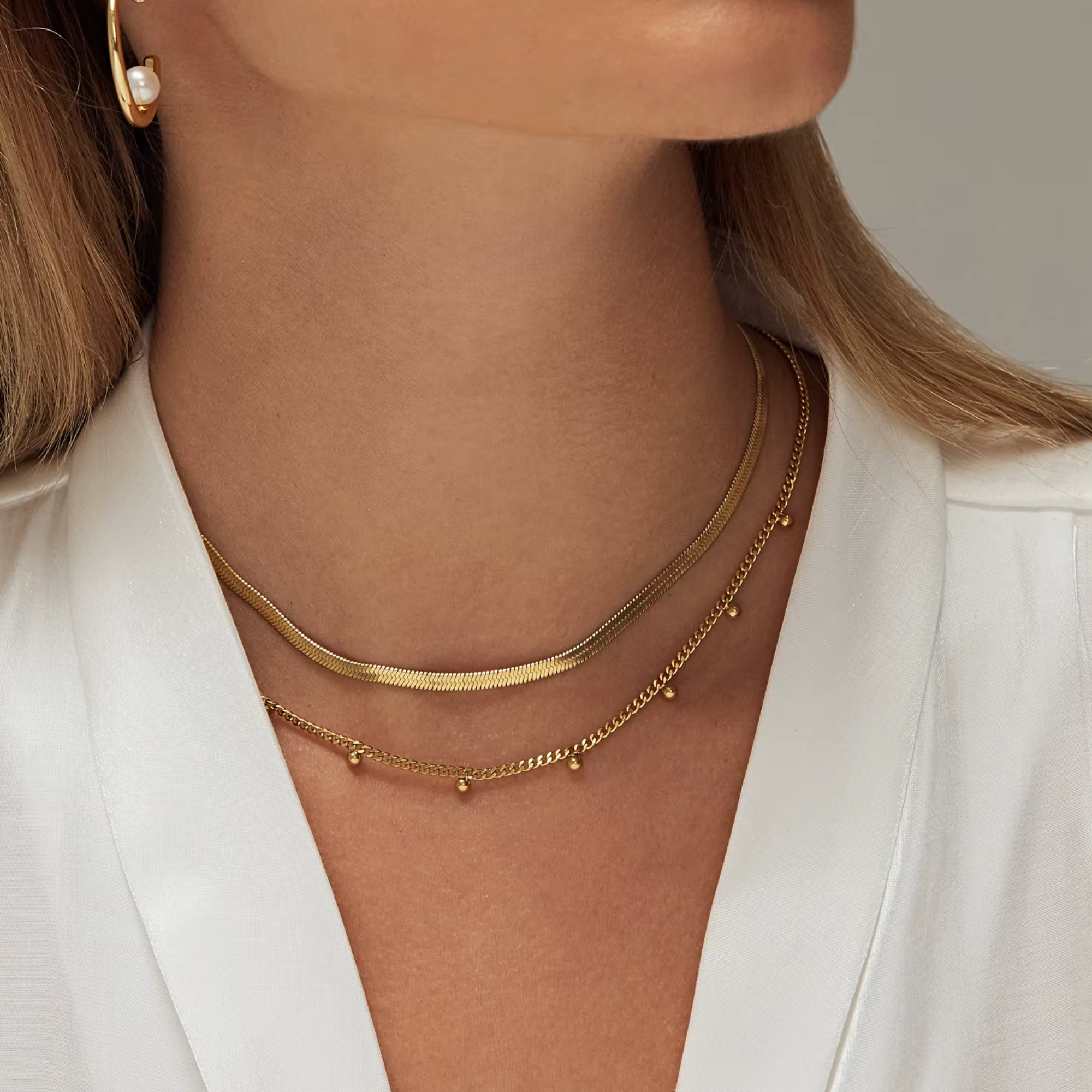 snake necklace voor vrouwen goud