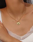 ketting choker met hart vrouw
