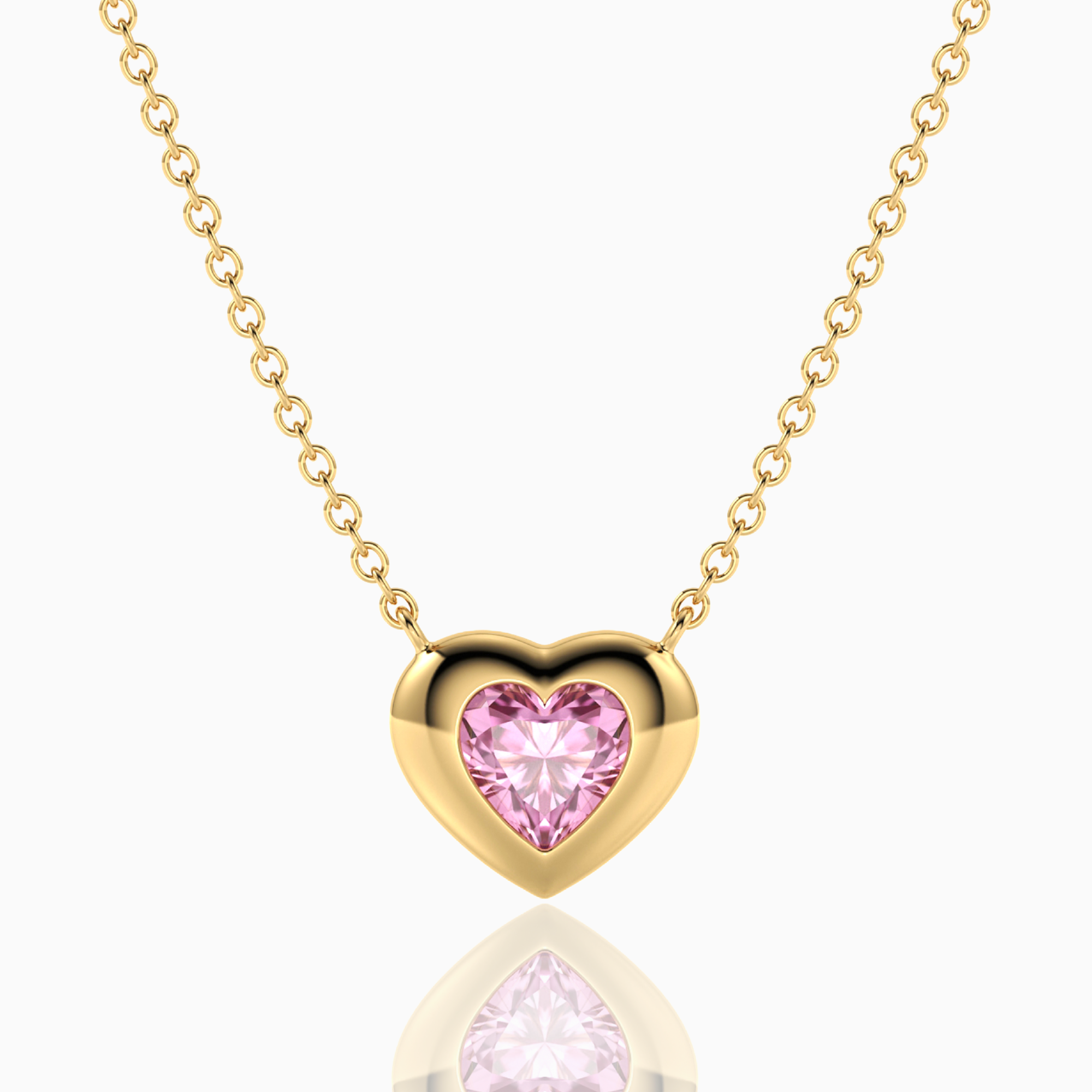 gouden ketting met een hartje