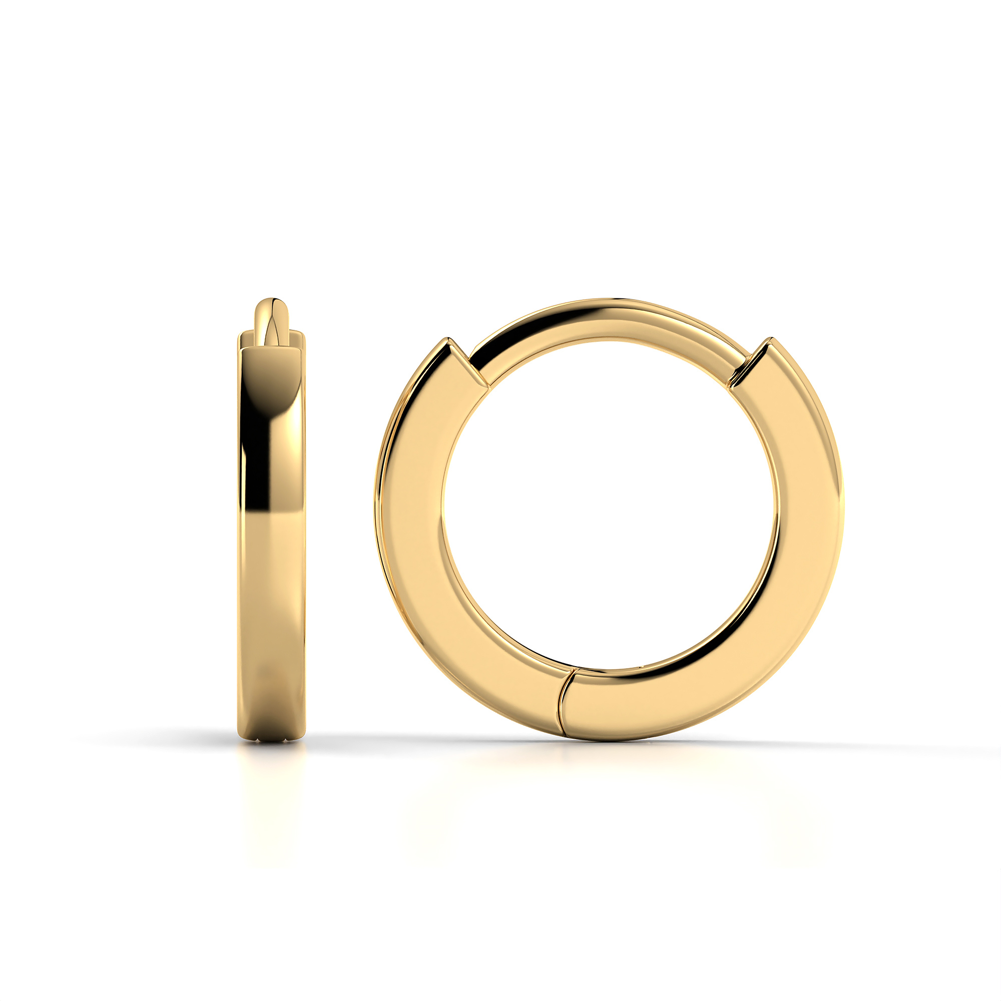 gouden mini oorbellen 10 mm