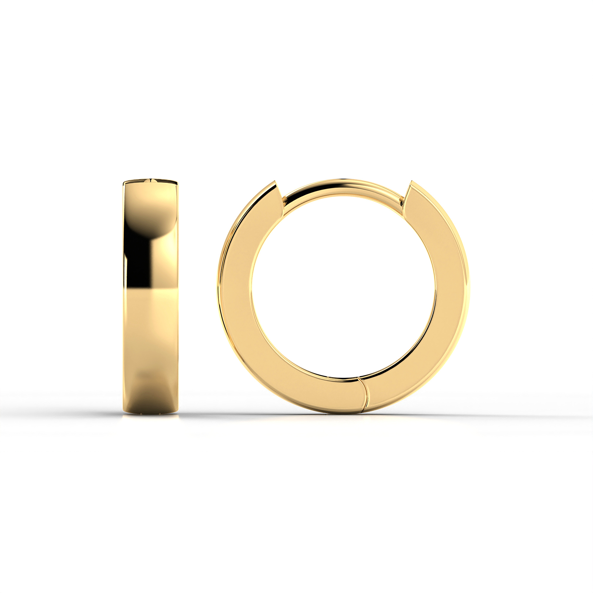 goudkleurige klapcreolen