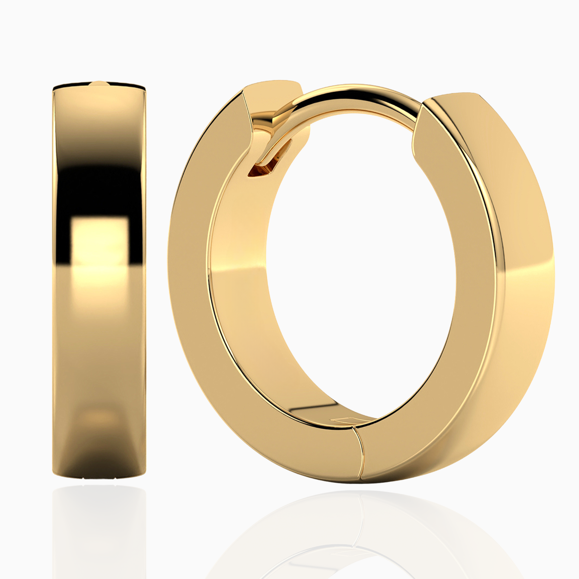 gouden oorbellen kleine ringen