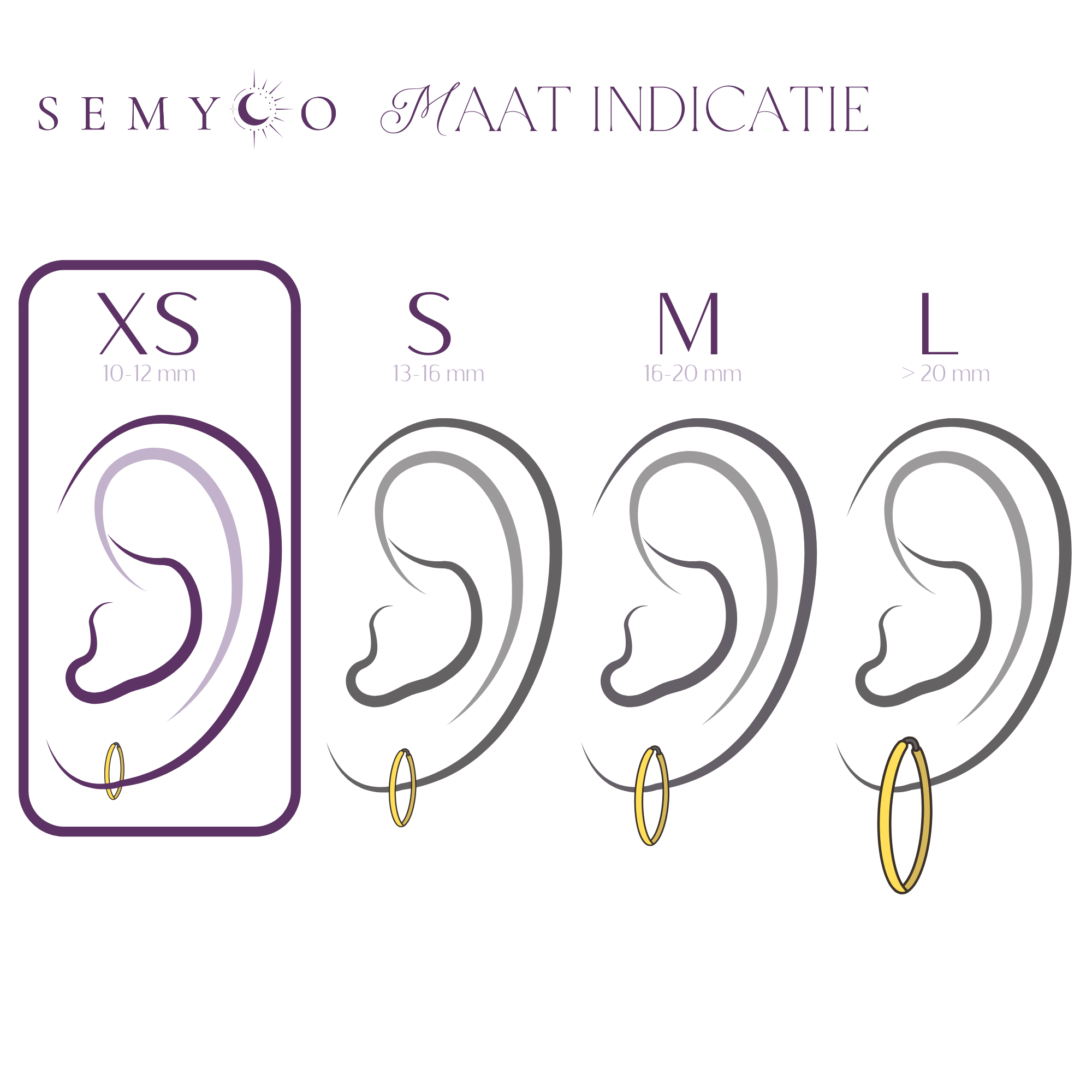 kleine oorringen met steentjes