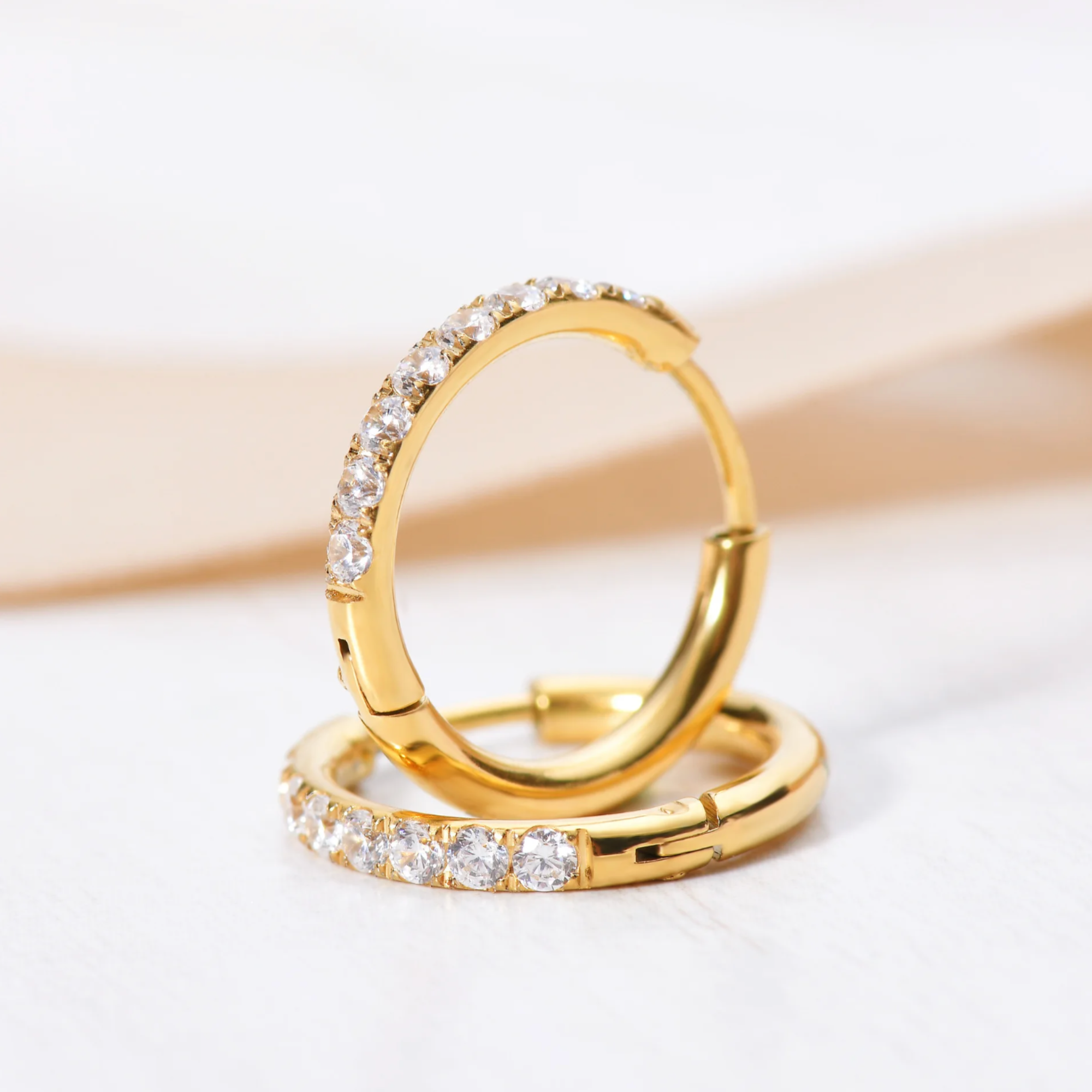 oorbellen met steentjes goud