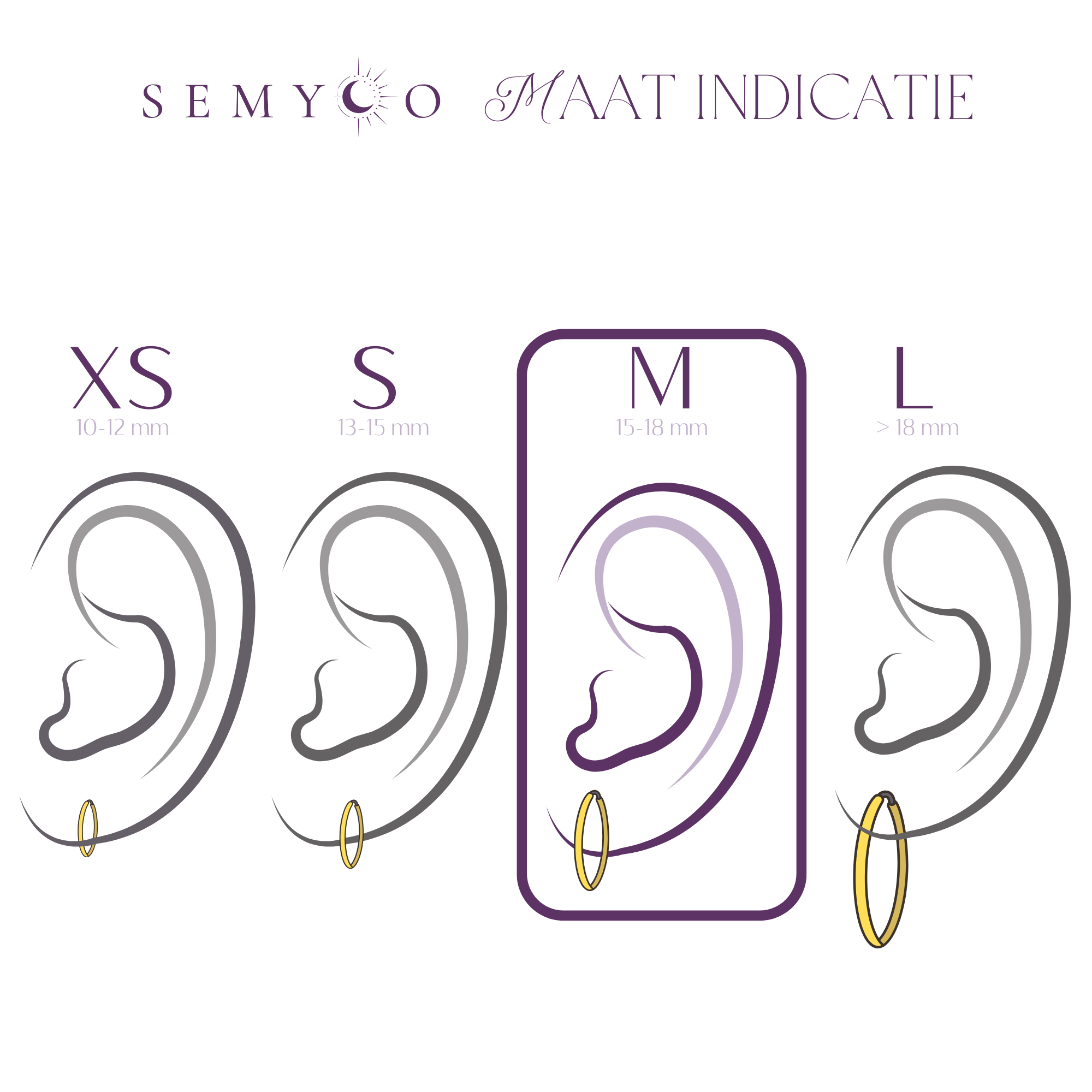 multicolor oorbellen 16 mm met gekleurde steentjes