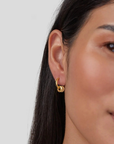 Oorbellen ringen met hanger - Pollux 13 mm