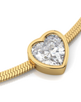 gouden armband met subtiel hartje