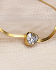 liefdes armband met schitterend hartje
