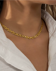 gouden ketting zonder hanger dames