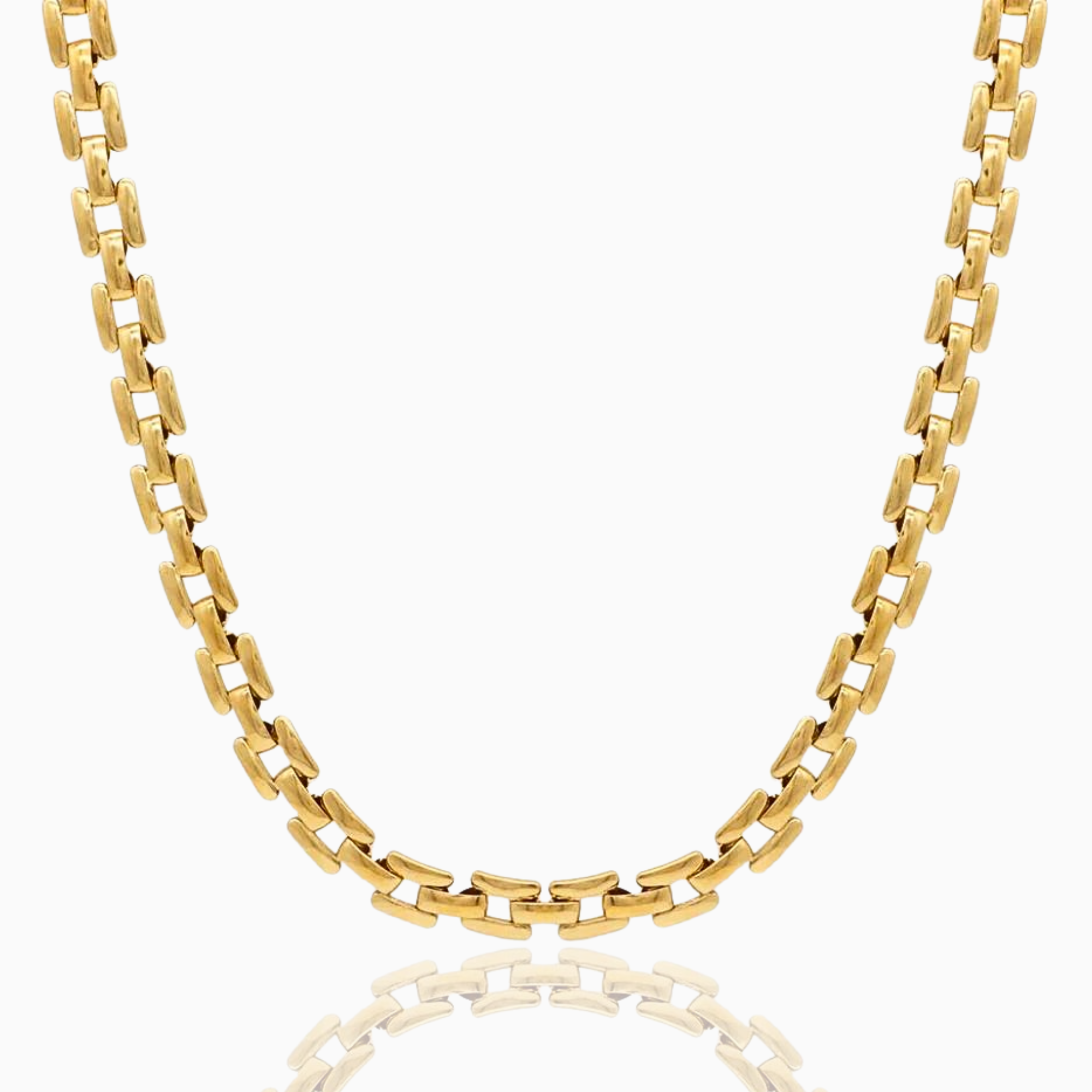 gouden schakelketting voor vrouwen