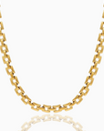 gouden schakelketting voor vrouwen