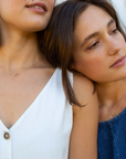 moeder dochter ketting goud