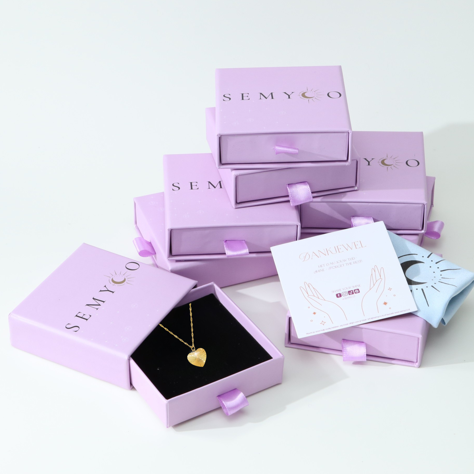 liefdes ketting in cadeau doosje voor valentijn kerst moederdag