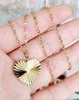 ketting met hartje goud