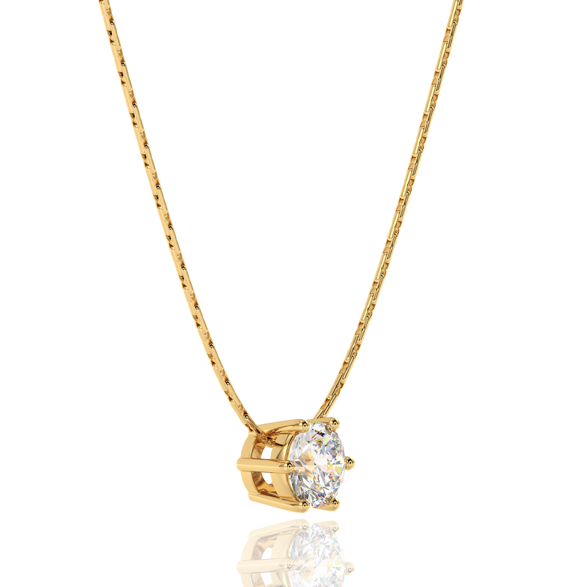 goudkleurige ketting dames met klein steentje