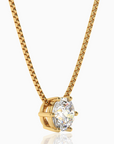 gouden ketting met hanger steen