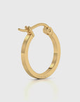 gouden oorbel ring