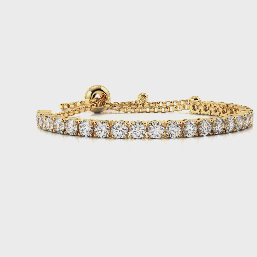 Gouden armband Semyco met steentjes Swarovski